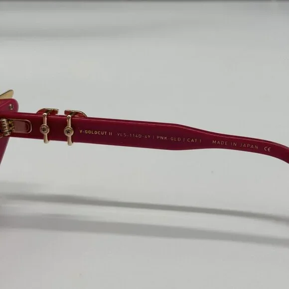 NEW V-GOLDCUT VLS-114D VALENTINO SUNGLASSES PINK CAT EYE  display picture 1